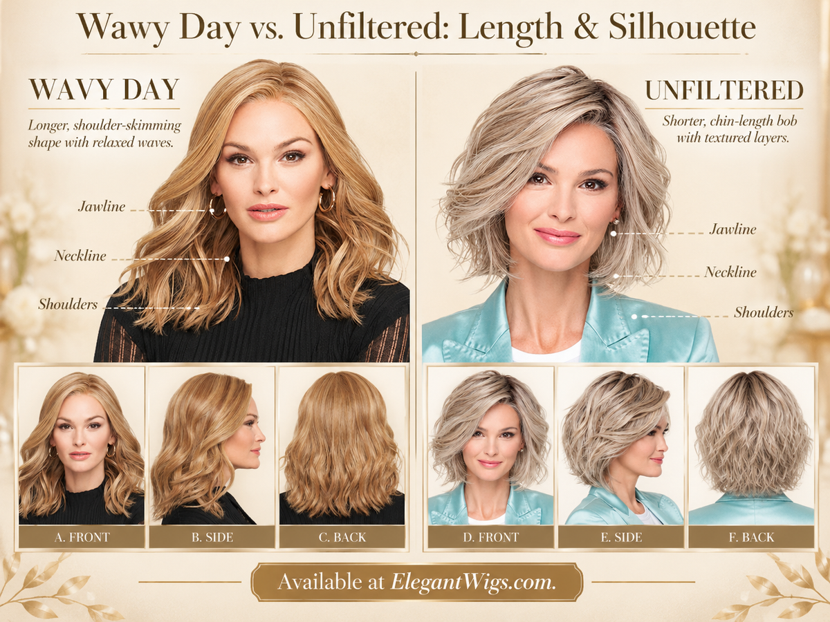 Raquel Welch Wavy Day vs. Unfiltered Wigs - Shopper's Comparison Guide
