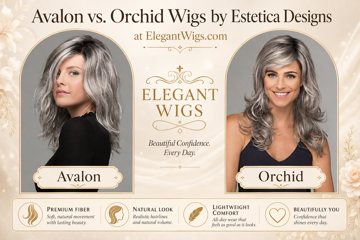 Avalon vs. Orchid Wig by Estetica Designs: Long Layers, Waves, and Natural Movement Compared