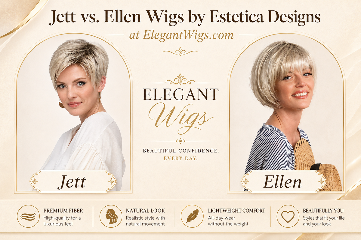 Jett vs. Ellen Wig by Estetica Designs: Edgy Pixie or Timeless Bob?