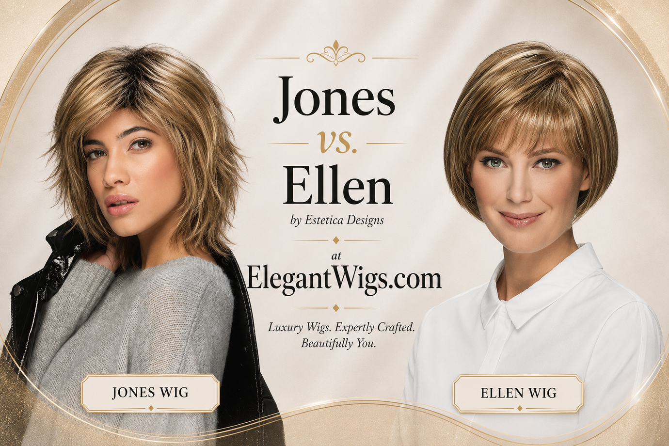 Jones vs. Ellen by Estetica: Choppy Layers or Classic Bob Simplicity?