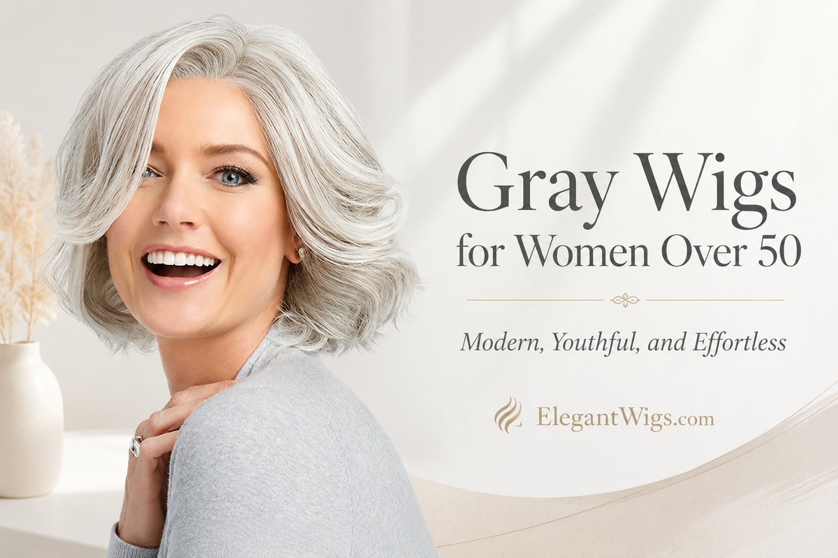 Gray Wigs for Women Over 50: Modern, Youthful, and Effortless