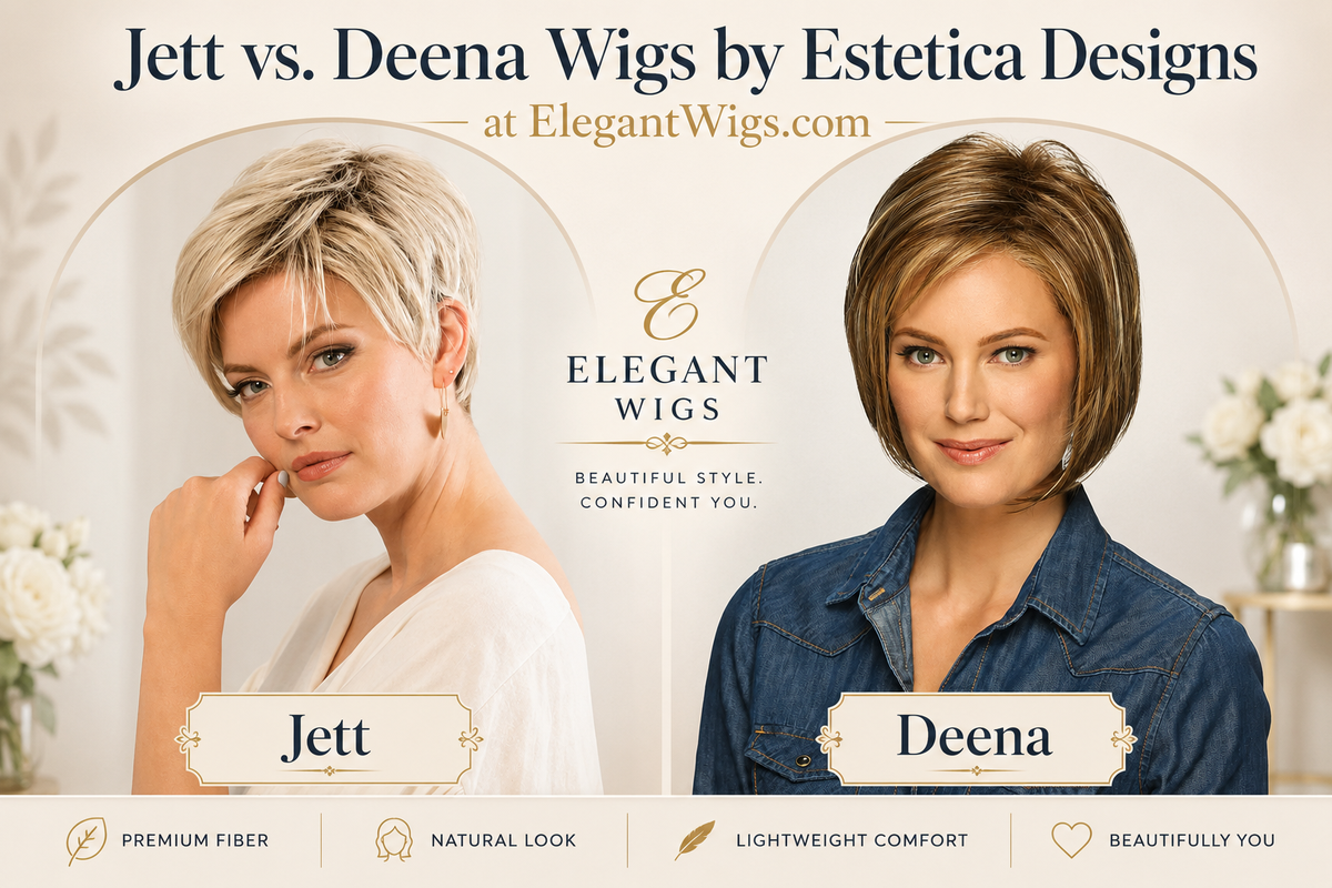 Jett vs. Deena Wig by Estetica Designs: Short Pixie Edge or Polished Bob Style?
